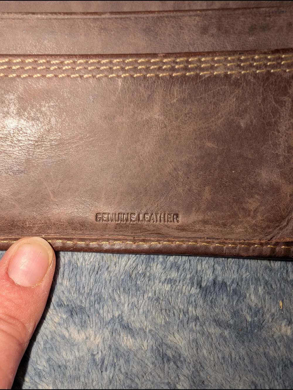 Carhartt Dark Brown Leather Wallet